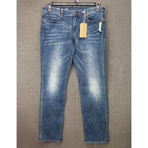 Madewell Mens Size 30x30 Blue Rail Straight Leg Denim Jeans Classic Style
